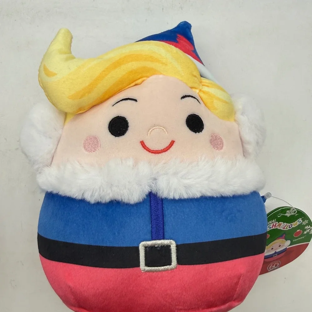Squishmallows Rudolph Red-Nosed Reindeer Bumble‎ & Hermey Plush Set 8 inch 2024